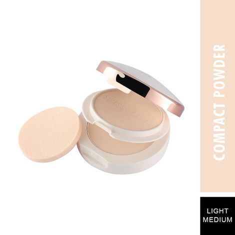 Buy Swiss Beauty Oil Control Compact Powder 2 Light Medium (2*10 g)-Purplle