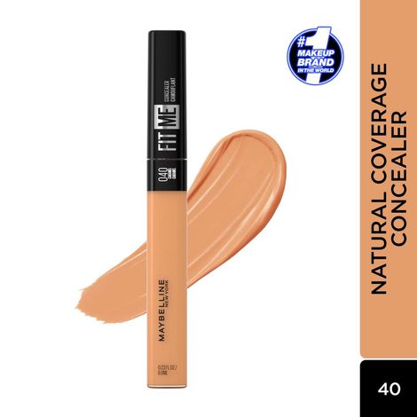 Buy Maybelline New York Fit Me Concealer, Oil-free Liquid Concealer for Oily and Dry Skin - Caramel 6.8 ml-Purplle