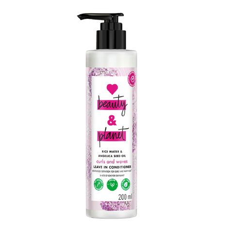 Buy Love Beauty Planet Rice Water & Angelica Seed Oil Silicone free Leave-In Conditioner 200 ml-Purplle