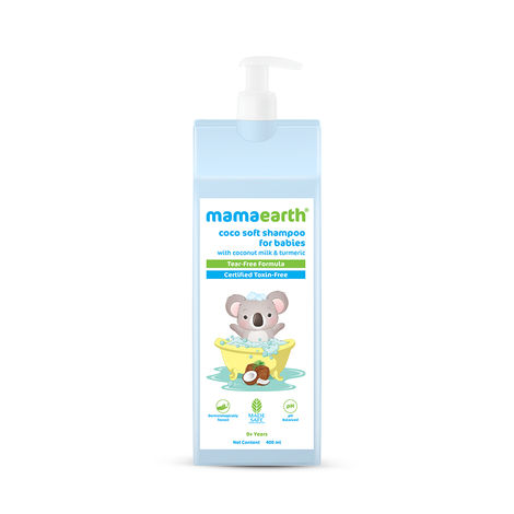 Buy Mamaearth Coco Soft Shampoo with Coconut Milk & Turmeric, for babies, for Gentle Cleansing (400 ml)-Purplle