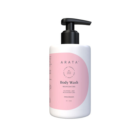 Buy Arata Nourishing Body Wash with Cherry Blossom Fragrance | Daily Calming Body Wash for Men & Women | Gently Cleanses | Natural, Vegan & Cruelty-Free| 300ml-Purplle