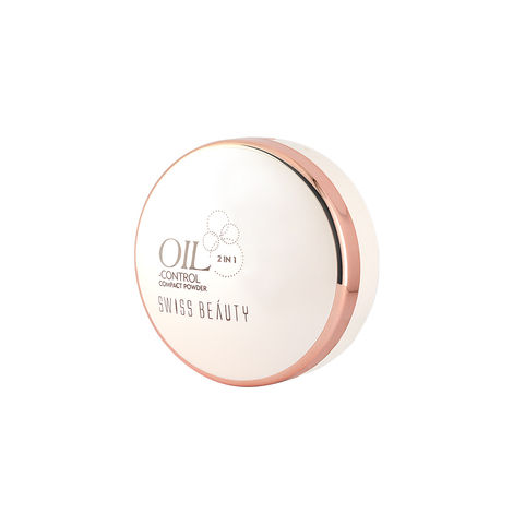 Buy Swiss Beauty Oil Control Compact Powder 3 Natural Nude (2*10 g)-Purplle