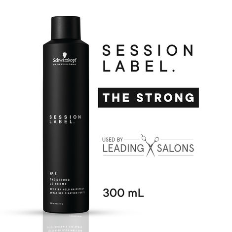Buy Schwarzkopf Professional Session Label Dry Firm Hold Hairspray |For Strong Hold |(300 ml)-Purplle