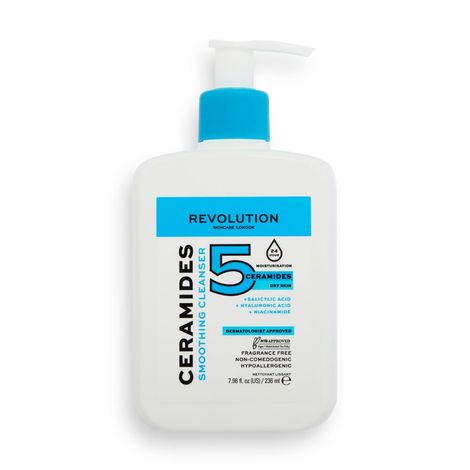 Buy Makeup Revolution Skincare Ceramides Smoothing Cleanser 236 ML-Purplle