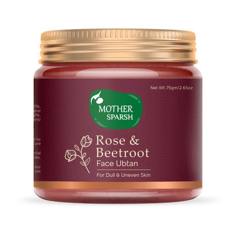Buy Mother Sparsh Rose & Beetroot Face Ubtan Powder for Natural Radiance Enriched with Rose, Beetroot, Mosambi & Cashews (Best For All Skin Type)- 75 gm-Purplle