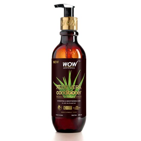 Buy WOW SKIN Science Aloe Vera Conditioner for Hair Smoothening & Hydration - For Dull, Dry And Damaged Hair - 250ml-Purplle