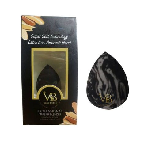 Buy Veoni Belle Super Soft Black Beauty Marble Blender Sponge For Foundation blending (Latex Free)-Purplle