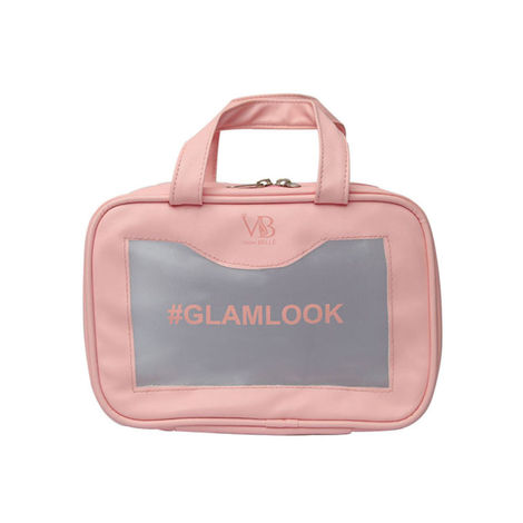 Buy Veoni Belle Pink Makeup Bag pouch vanity Set(Pink)| high quality soft texture 1 Pc-Purplle