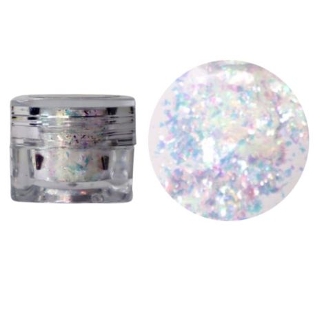 Buy Veoni Belle Multichrome foil Glitter flakes for eyeshadow(Shade Name - Snow White Flakes)-Purplle
