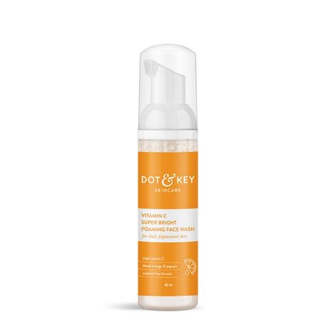 Buy Dot & Key Vitamin C Super Bright Foaming Face Wash (80 ml)-Purplle