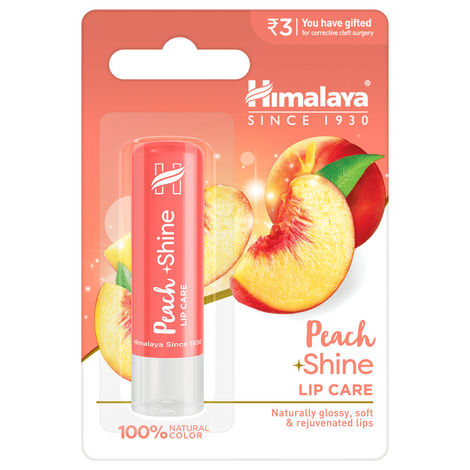 Buy Himalaya Herbals Peach Shine Lip Care (4.5 g)-Purplle