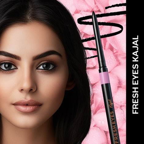 Buy FACESCANADA Fresh Eyes Kajal | 24Hr Stay | Waterproof | Comfortable & Lightweight | Enriched With Rose Extract 0.35g-Purplle