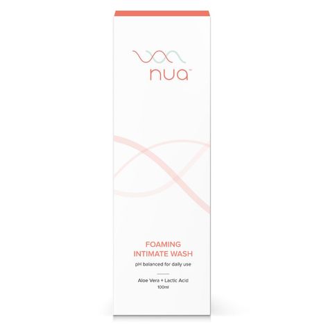 Buy Nua Foaming Intimate Wash with Aloe Vera + Lactic Acid, 100ml-Purplle