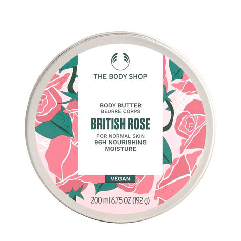 Buy The Body Shop Vegan Britsh Rose Body Butter , 200Ml-Purplle