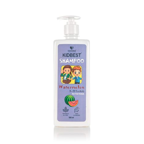 Buy HealthBest Kidbest Hair Shampoo for Kids | Extra Nourishing | Dry & Damaged to normal Hair | Tear, Paraben, SLS free | 500ml-Purplle