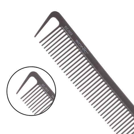 Ikonic Silicon Heat Resistant Comb - 003 Grey
