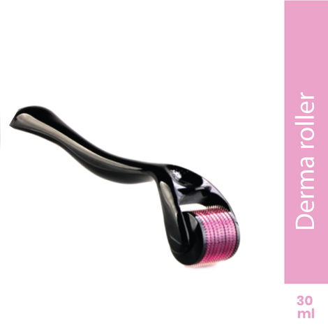 Buy Saturn by GHC Derma Roller with 540 Cross-Lined Titanium Needles For Faster Hair Growth & Controls Hair Thinning - 1 Pc-Purplle