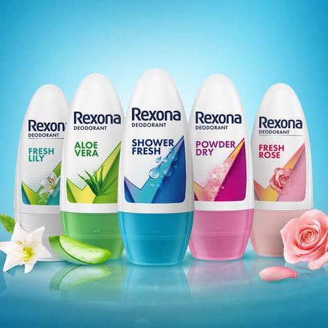 Rexona Aloe Vera Underarm Roll On Deodorant For Women, 50 ml