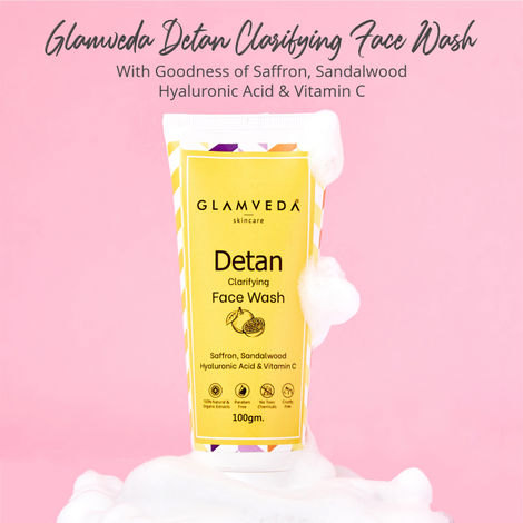 Buy Glamveda Detan Face Wash (100 gm)-Purplle