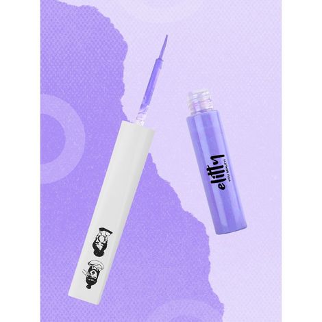 Buy Elitty Liquid Pop Coloured Eyeliner- Lilac Dreams (Matte Purple) Makeup for Teens - 4 ml-Purplle