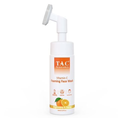 Buy TAC - The Ayurveda Co. Vitamin C Foaming Face Wash for Face Brightening and Toning Skin , 150ml-Purplle