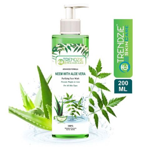Buy TRENDZIE SKIN CARE Neem With Aloe Vera Purifying Face Wash (200 ml)-Purplle
