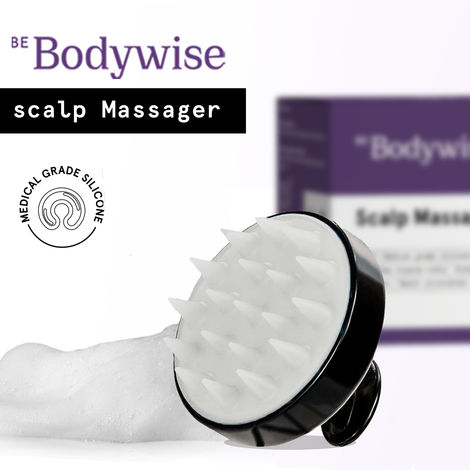 Buy Be Bodywise Scalp Massager | Head Massager | Helps Exfoliate and Stimulates Scalp | 1 pcs-Purplle