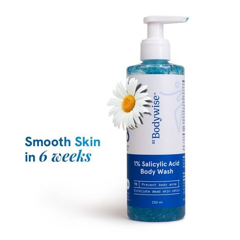 Buy Be Bodywise 1% Salicylic Acid Body Wash for Women | Cleansing Skin, Preventing Body Acne | 250 ml-Purplle