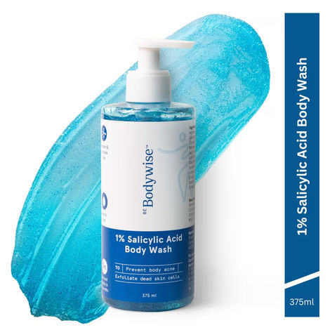 Buy Be Bodywise 1% Salicylic Acid Body Wash for Women | Cleansing Skin, Preventing Body Acne | 375 ml-Purplle