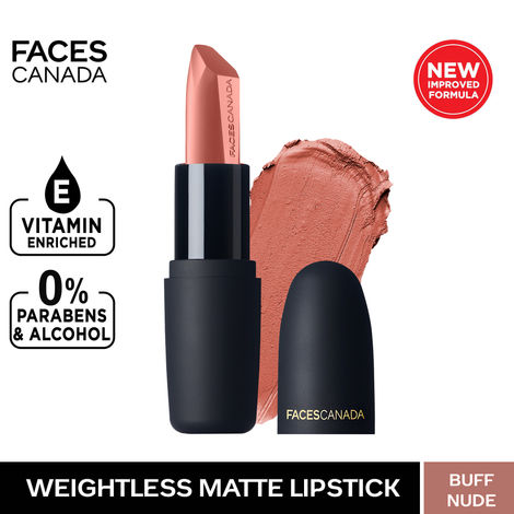Buy Faces Canada 2 Weightless Matte Lipsticks (Buff Nude 05, Subtle Mauve 10) (8 g)-Purplle