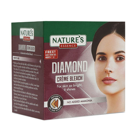 Buy Nature's Essence Diamond Creme Bleach (43 g) + Aloe vera gel (5 g)-Purplle
