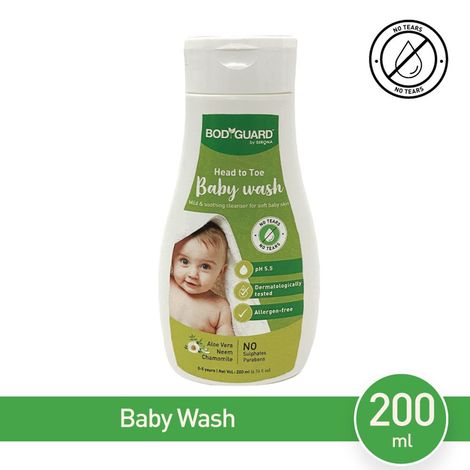 Buy Bodyguard Baby Body Wash 200 ml-Purplle