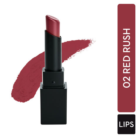 Buy SUGAR Cosmetics Nothing Else Matter Longwear Lipstick for Women | Lasts Up To 8+ Hours| Enriched with Vitamin E | 100% Vegan | 3.2 gm - 02 Red Rush-Purplle