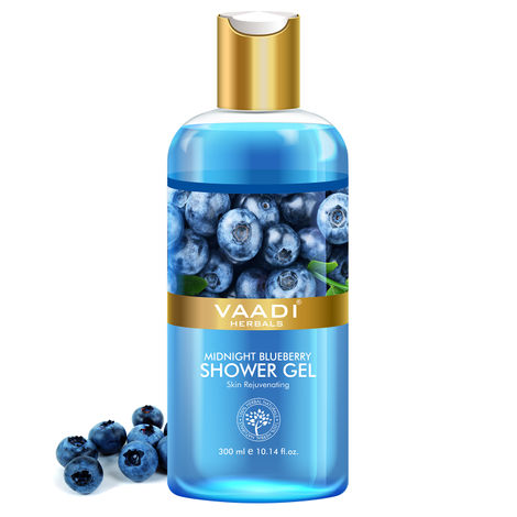 Buy Vaadi Herbals Midnight Blueberry Shower Gel (300 ml)-Purplle