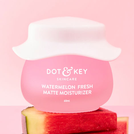 Buy Dot & Key Watermelon Fresh Matte Moisturizer with Watermelon Extracts | peach & Glycolic 60 ml-Purplle