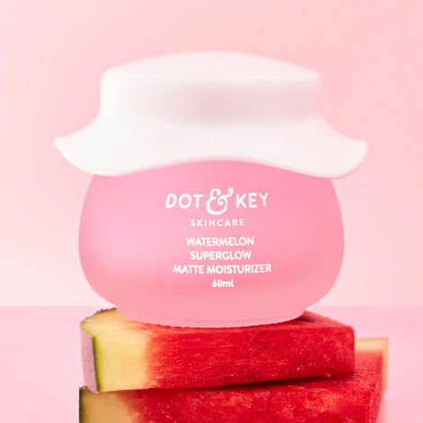 Buy Dot & Key Watermelon Superglow Matte Moisturizer with Watermelon Extracts | peach & Nettle leaf-Purplle