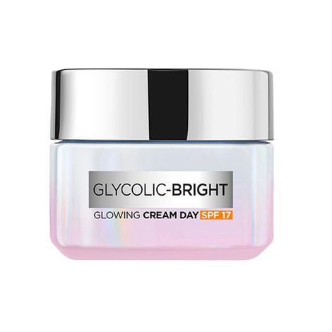 Buy L'Oreal Paris Glycolic Bright Day Cream with SPF 17, 15 ml |Skin Brightening & Visibly Minimizes Spots For Even Glowing Skin-Purplle
