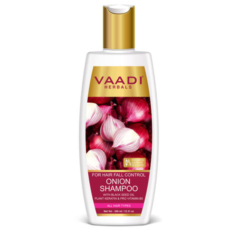 Buy Vaadi Herbals Onion Shampoo for Hair Growth & Hair Fall Control With Plant Keratin & D Panthenol (350 ml)-Purplle