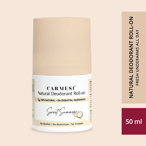 Buy Carmesi Natural Deodorant Roll-on - Sweet Summer-Purplle