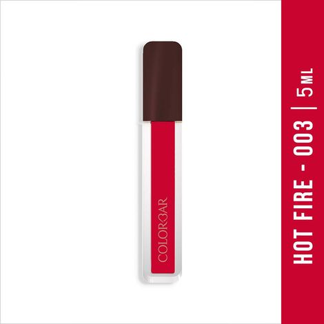 Buy Colorbar PowerKiss Vegan Matte Lipcolor - Hot Fire-Purplle