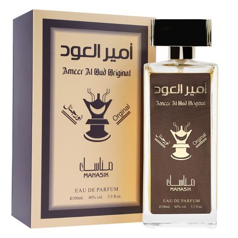Buy MANASIK Ameer Al Oud Orginal Eau De Parfume for Men, Fabric Spray Perfume, Long Lasting Fragrance 100 ml-Purplle
