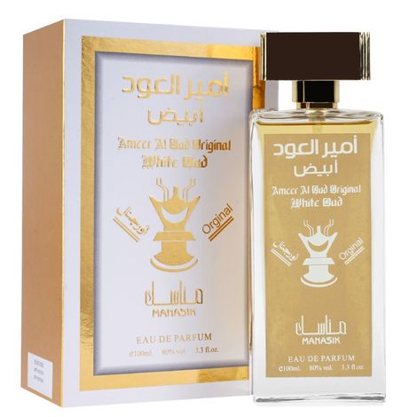 Buy MANASIK Ameer Al Oud Orginal White Oud Eau De Parfume for Men & Women, Fabric Spray Perfume, Long Lasting Fragrance 100 ml-Purplle