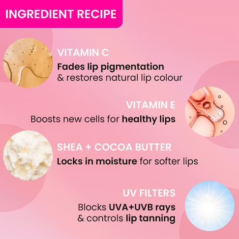 Dot & Key Watermelon Lip Balm for glowing pink lips| SPF 30 & Vitamin C+E| intense moisturizer for dry, chapped lips