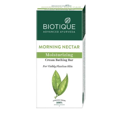 Buy Biotique Morning Nectar Moisturizing Cream Bathing Bar 150g-Purplle