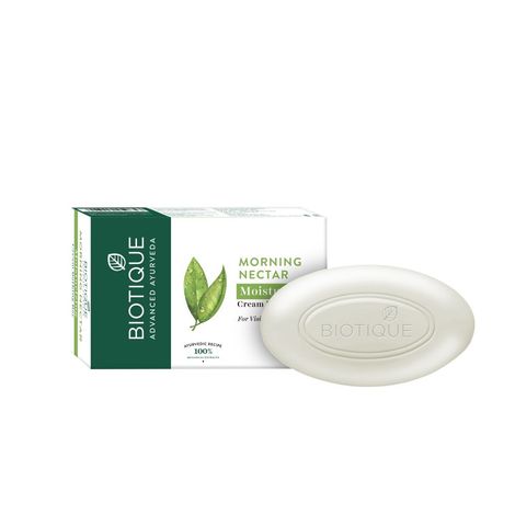 Buy Biotique Morning Nectar Moisturizing Cream Bathing Bar 75g-Purplle