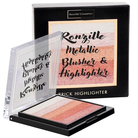 Buy Ronzille Square Shimmer brick Highlighter-02-Purplle
