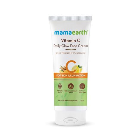 Buy Mamaearth Mamaearth Vitamin C Daily Glow Face Cream With Vitamin C & Turmeric for Skin Illumination - 80 g-Purplle