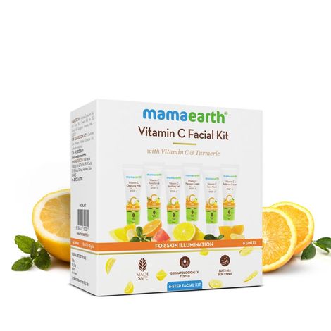 Buy Mamaearth Vitamin C Facial Kit with Vitamin C & Turmeric for Skin Illumination - 60 gm-Purplle