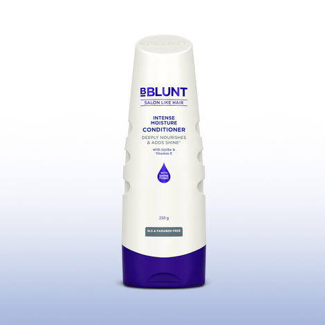 Buy BBLUNT Intense Moisture Conditioner with Vitamin E & Jojoba for Dry & Frizzy Hair - 250 gm-Purplle