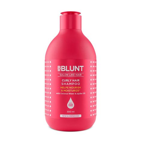 Buy BBLUNT Curly Hair Shampoo with Coconut Water & Jojoba Oil - 300 ml-Purplle
